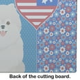 thumbnail image 5 of White Pomeranian Glass Cutting Board Large 12 in x 15 in, 5 of 5