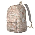 thumbnail image 2 of Ornate Paisley Pattern Backpack - Bohemian Spirit Bookbag for Her & Him, Reliable Zippers & Sturdy Material, Considerate Gift for a Classmate or Coworker, 2 of 5