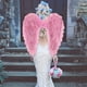 thumbnail image 5 of Alas de plumas de hada ángel para niños, disfraz de alas de ángel, accesorios de decoración para fiesta de Navidad Rosado, 5 of 8