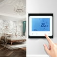 thumbnail image 3 of Mistaha Dry Gas Boiler Heating Thermostat with Touchscreen LCD Display Weekly Programmable Energy Saving Temperature Controller, 3 of 8