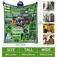 thumbnail image 6 of Seattle Football Lovers Flannel Blanket, Plush Football Travel Blanket Gifts for Men Women Boys Kids, Football Team Color Soft Throw Blanket 60" X 50", 6 of 6