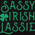 thumbnail image 3 of CafePress - Sassy Irish Lassie T Shirt - Women's Traditional Fit Dark T-Shirt, 3 of 4
