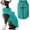 Turquoise, variant on Puffer Vest Dog Jacket - Ultra Thin Zip Up Wind Breaker with Dual D Ring Leash Water Resistant for Small to Medium Dogs 1Pack