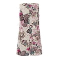 thumbnail image 4 of ZANZEA Women Summer V Neck Dungaree Jumpsuit Sleeveless Bohemian Floral Printed Shorts Playsuits Rompers, 4 of 5