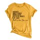 thumbnail image 1 of Gibobby Blusa Casual de Mujer Camiseta suelta con estampado blusas para mujer, blusa informal con cuello redondo y mangas con letras, blusa para (Amarillo,G), 1 of 5