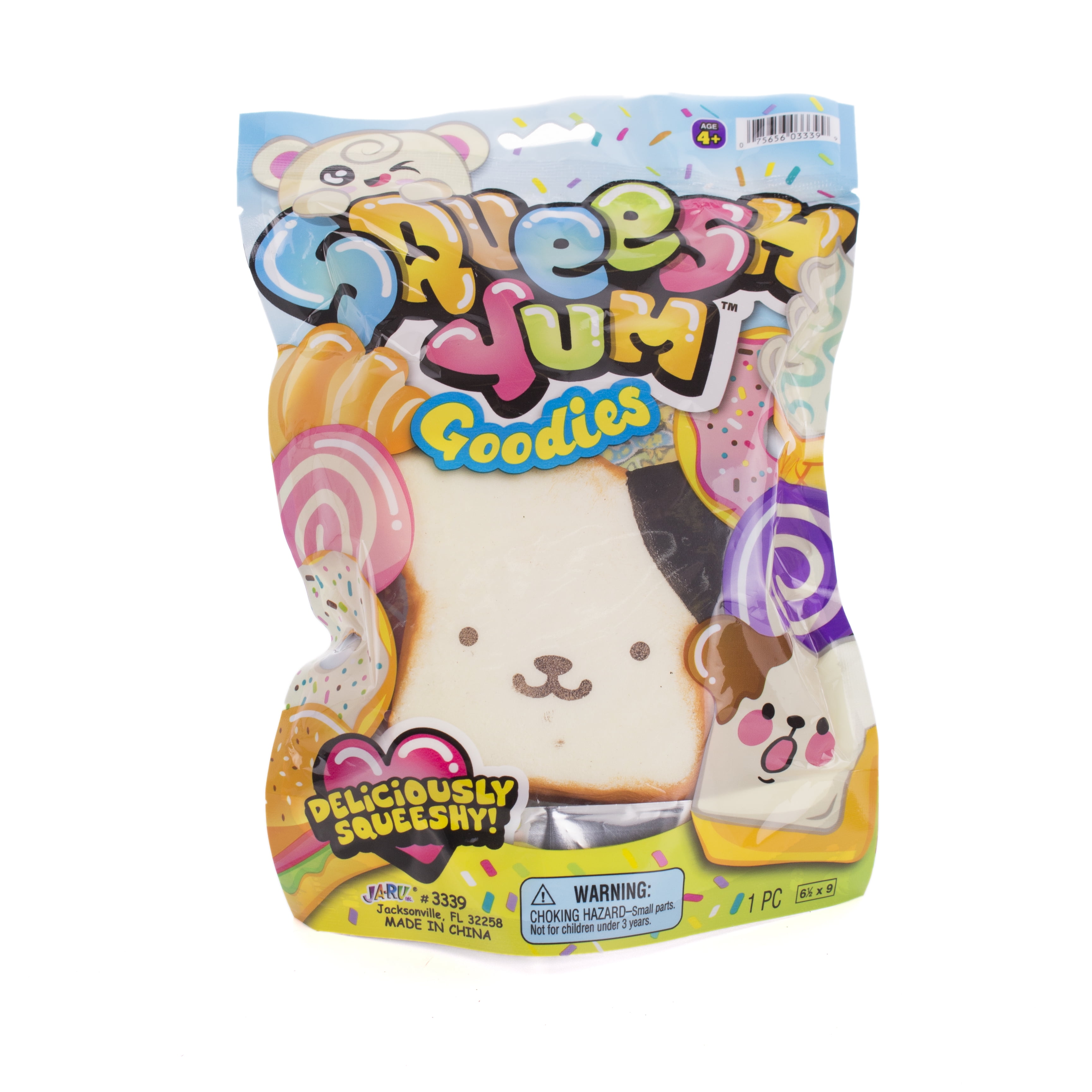 D.Y. Toy Squeesh Yums Delish and Squish Novelty Toy, Assorted Colors