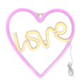 thumbnail image 1 of Letrero De Neón En Forma De Corazón Con Carga Usb O Lámpara Led De Neón Alimentada Por Batería, Iluminación Decorativa Única Para Reunión De Fiesta En El Club Del Hogar Advancent HA017139-00, 1 of 7