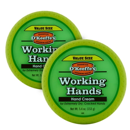 (2 pack) O'Keeffe's Working Hands Hand Cream, 5.4 oz., (Best Cream For Extremely Dry Hands)