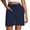 Blue2, variant on YVNAURA Women's Casual High Waist Shorts with Pockets Elastic Drawstring Loose Fit Wide Leg Summer Cotton Beach Travel Lounge Shorts,Green,L