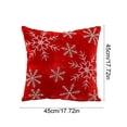 thumbnail image 2 of WWG Velvet Christmas Pillow Cover 18x18, Decorative Throw Pillow Case with Rhinestone Beaded Pattern, Hidden Zipper, Washable, for Sofa Couch Bed Living Room Couch, 2 of 6
