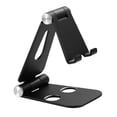 thumbnail image 3 of Soporte ajustable para teléfono móvil de escritorio, soporte para tableta, soporte antideslizante para oficina en hogar, accesorios para teléfonos móvi Negro, 3 of 8