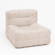 thumbnail image 1 of Sillón Airjol YY-82 Aesthetic Beige Individual Moderno | Sillón Tapizado Minimalista para Sala, 1 of 5