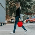thumbnail image 6 of Aspire Neoprene Lunch Bag Thick Insulated Lunch Tote Bags Reusable Lunch Container Box Cooler with Zipper - Red, 6 of 6