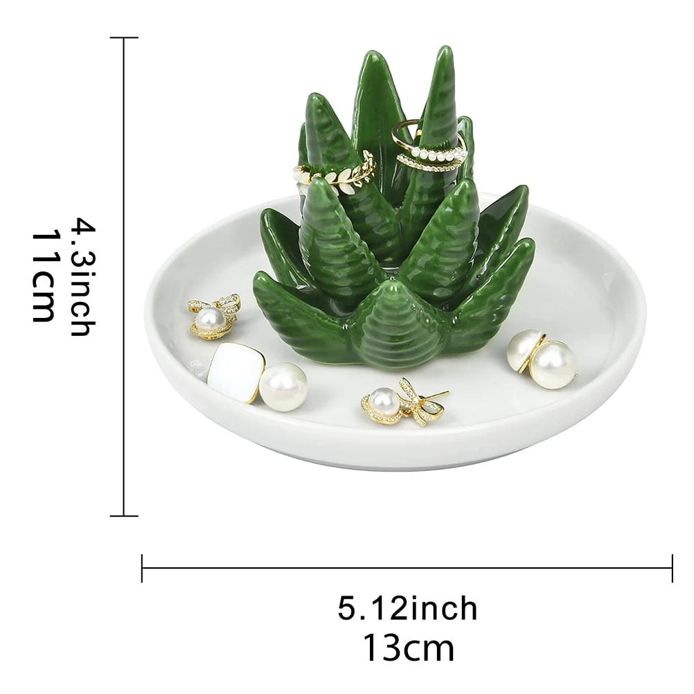 Cactus Jewelry Storage Tray - Ceramic - ApolloBox