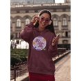 thumbnail image 2 of Obon Festival Lantern Hoodie Women -Image by Shutterstock, Female Small, 2 of 4