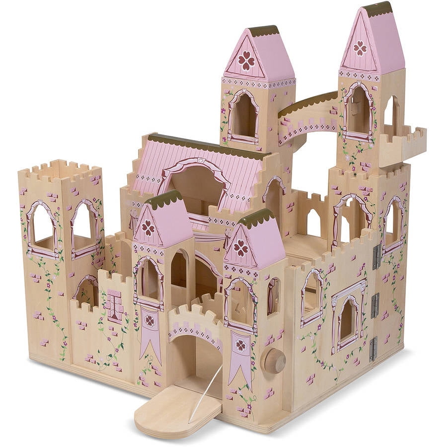 wooden play castle