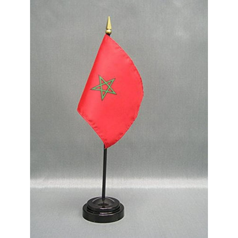 Morocco Heritage Flag Pack - Includes a Moroccan 3x5' Flag, Vinyl