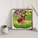 thumbnail image 5 of Cuadros Decorativos Bordado parcial escarabajo lienzo estampado 14CT costura DIY Kits de punto de cruz Tmvgtek embutido en tela, 5 of 9