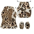 thumbnail image 2 of Xoenoiee Leopard Cow Print Gaming Chair Cover Stretch Slipcover with Armrest Covers, Washable Elastic Protector Universal Office Chair Seat Cover for Computer Desk Chairs Pet Proof, 2 of 7