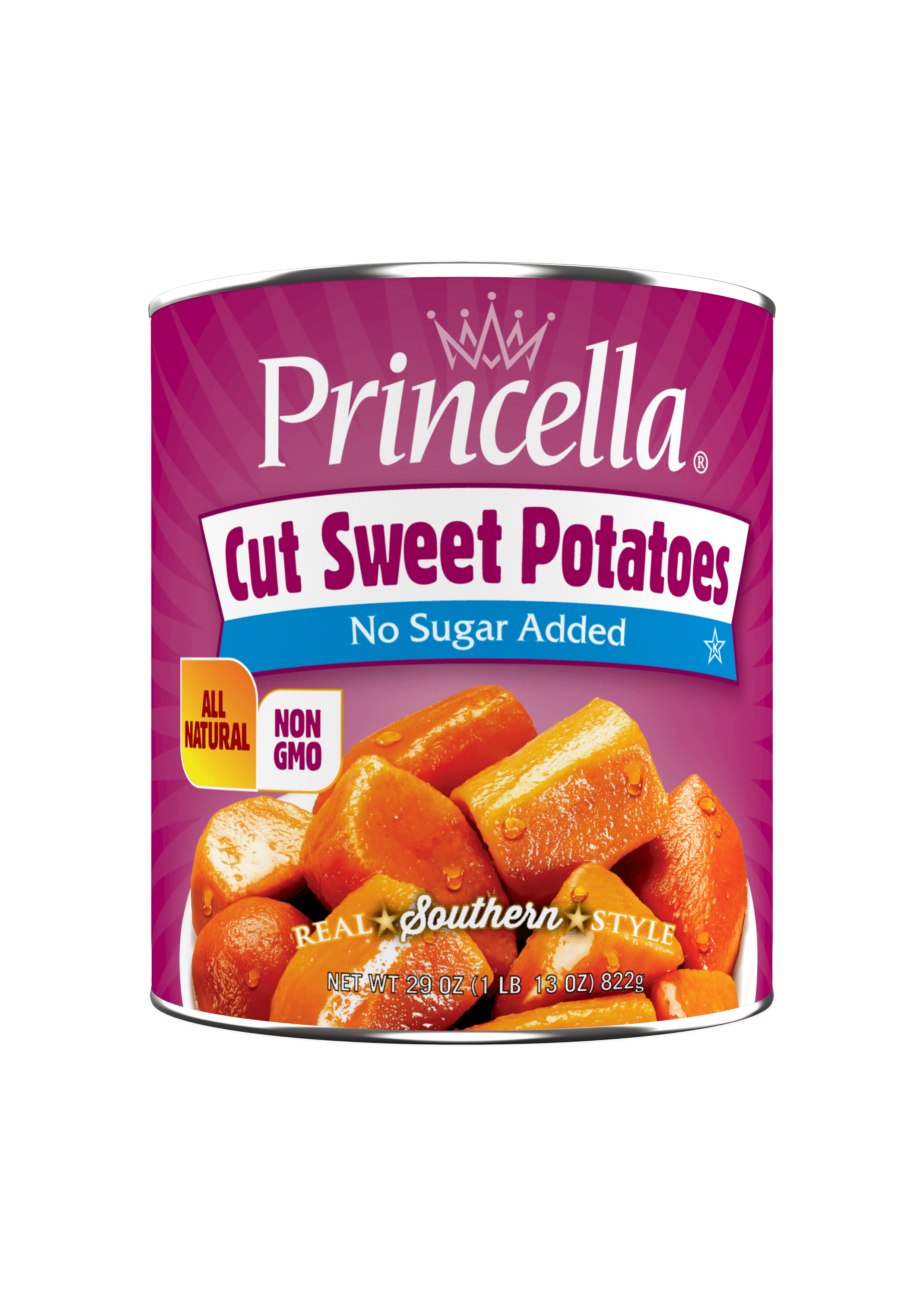Princella Canned Yams 28.25 oz No Sugar Added