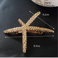 thumbnail image 5 of Zhuge Pinza para el pelo para mujer, niña, bebé, pasador para el pelo de playa, horquilla con forma de estrella de mar para boda, graduación, 5 of 5