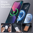 thumbnail image 3 of JETech Magnetic Silicone Case for iPhone 13 6.1-Inch, Compatible with MagSafe, Silky-Soft Touch Phone Cover with Camera Lens Full Protection (Navy), 3 of 6