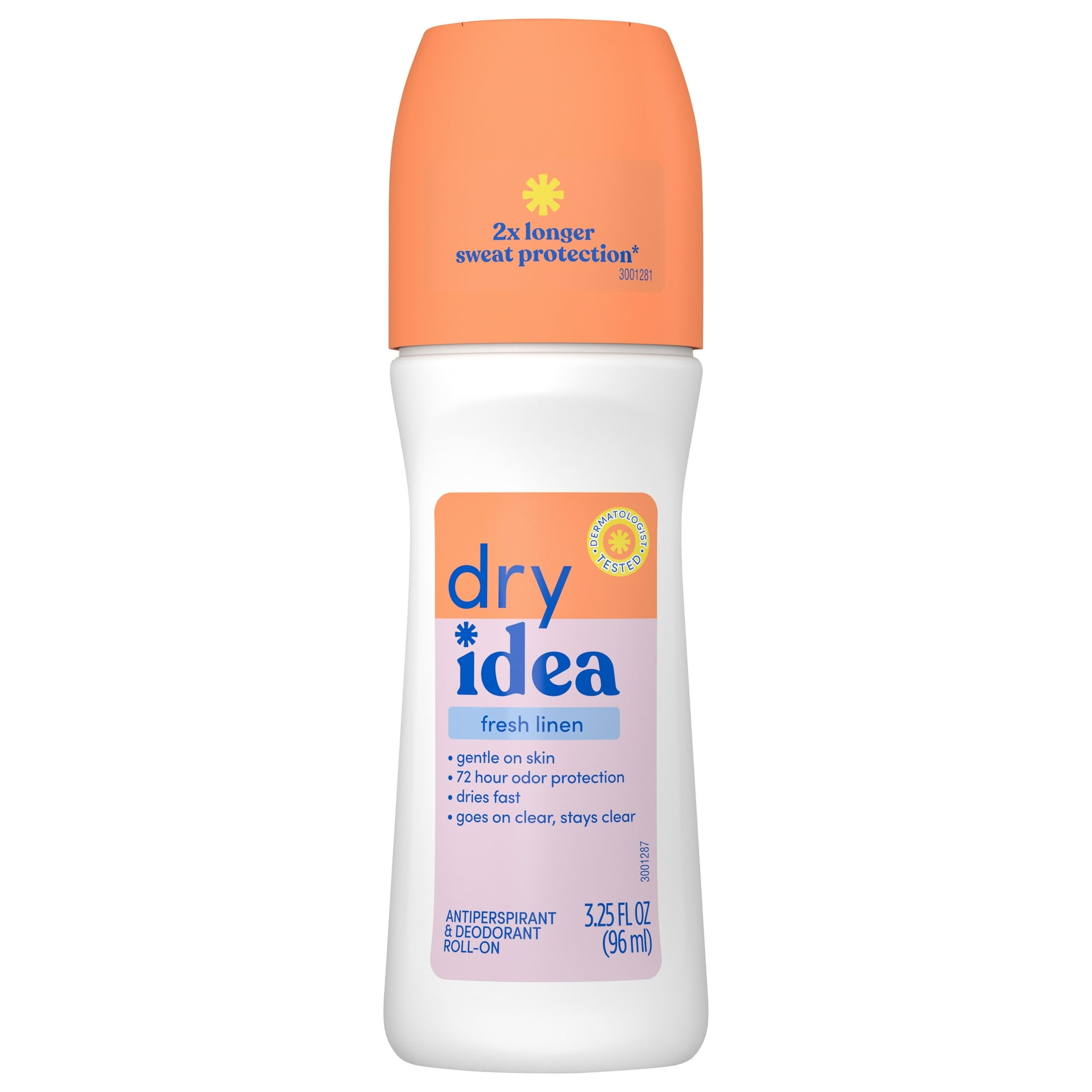 Dry Idea Anti-Perspirant Deodorant Roll-On Advanced Dry Powder Fresh 3.25 Oz , 6 Pack