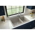 thumbnail image 3 of Karran Usa Qt-721 Quartz Qt 34" Drop In Double Basin Quartz Composite Kitchen Sink - Beige, 3 of 5