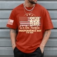 thumbnail image 2 of UngA America 250 Shirt, American Flag Shirts for Men USA Patriotic T-Shirt Short Sleeve 4th of July Graphic Tee Tops (Red,L), 2 of 5