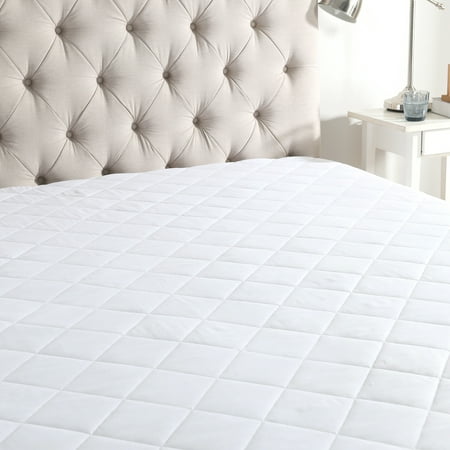 Soft Breathable Mattress Pad, Diamond Quilted with 16