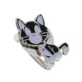 thumbnail image 1 of Alloy Black Cat Pattern Golf Clip & Ball Marker Golf Training Tool, 1 of 5