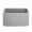A004- Grey, variant on Woven Storage Basket, Rope Laundry Basket, 22X17X12 Inch Rectangular Basket, Green Laundry Basket with Black Trim, Coiled Washable Cotton Rope Basket for Blanket Storage, Shelf