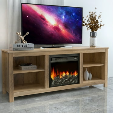 Labymos Rolanstar Fireplace Tv Stand 35, Rolanstar Fireplace Tv Stand With Led Lights