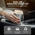 thumbnail image 5 of 18oz Double Drinking Coffee Mug – Vacuum Insulated Stainless Steel Travel Cup with Leakproof Lid, 316 Steel Thermos Tumbler for Hot & Cold Beverages, 5 of 7