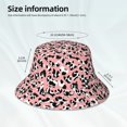 thumbnail image 3 of Fotbe Cow Animal Skin Sombrero Tipo Pescador con Estampado – Sombrero de Sol de Algodón de Moda para Playa, Golf, Pesca, 3 of 6
