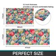thumbnail image 7 of Pioneer Flower Floral Print Pattern Kitchen Rugs Sets Of 2,Anti Fatigue Kitchen Mat Rugs Non Slip Washable,Decorative Kitchen Floor Mats for Kitchen,Sink,Laundry,17"x30"+17"x47", 7 of 7