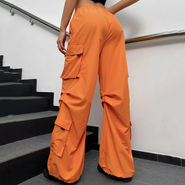 Women's Low-Rise Baggy 4-Pocket Cargo Pants