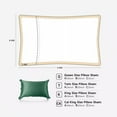 thumbnail image 3 of THXSILK 19 Momme Silk Pillowcase, 100% Natural Mulberry Silk Pillowcase for Hair & Skin, Pillow Sham with Envelope Closure, Queen Size(20"x30"), Emerald Green, 3 of 8