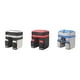 thumbnail image 4 of Soidarity Bolsa para bicicleta resistente al desgaste, resistente al agua, alforja para bicicleta, cremalleras dobles sólidas, estante trasero, ciclismo Ciclismo negro rojo Soidarity OD029691-02, 4 of 6