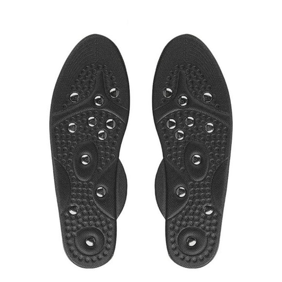 Yeacher 1 Pair Magnetic Insoles Breathable Shoe Inserts Massage Foot Therapy Pain Shoe Insoles for Man & Women