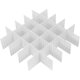 thumbnail image 1 of Organizador De Cajones,Paquete De 8 Divisores De Cajones Divisores De Cajones Ajustables Divisores De Compartimentos De Rejilla De Cajones De Plástico Para Armario Ropa Interior Calcetines Corbat, 1 of 5
