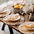 thumbnail image 4 of OUNONA Rustic Wooden Napkin in Khaki, Elegant Table Decor for Home Dining and Special Occasion Settings, 4 of 8