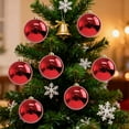 thumbnail image 4 of 12 Pcs Christmas Ball Ornaments Large 4.7'' Christmas Ornaments Xmas Shatterproof Tree Decorations Extra Large Outdoor Hanging Plastic Balls Red, 4 of 6