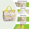 thumbnail image 4 of Garden Tool Bag,Pioneer Flower Floral Print Pattern Garden Tool Organizer,Garden Gifts,Waterproof Multi-Pocket Garden Tool Storage 11.8x5.5x11.4 Inch(Tools NOT Included), 4 of 6