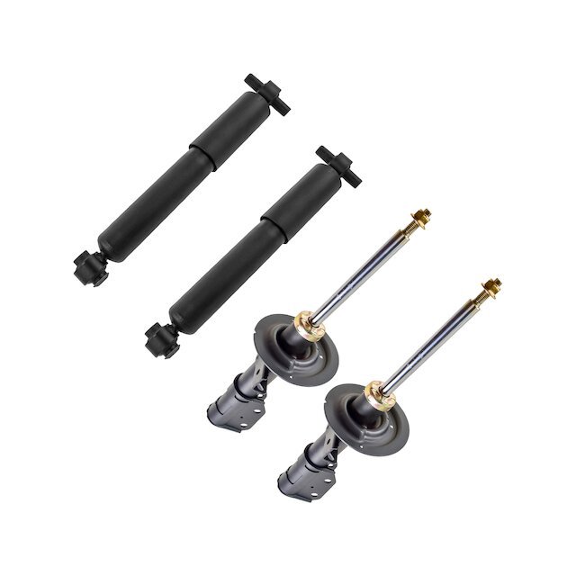 Front and Rear Suspension Strut and Shock Absorber Assembly Kit 4 Piece - Compatible with 2007 - 2010 Saturn Outlook 2008 2009