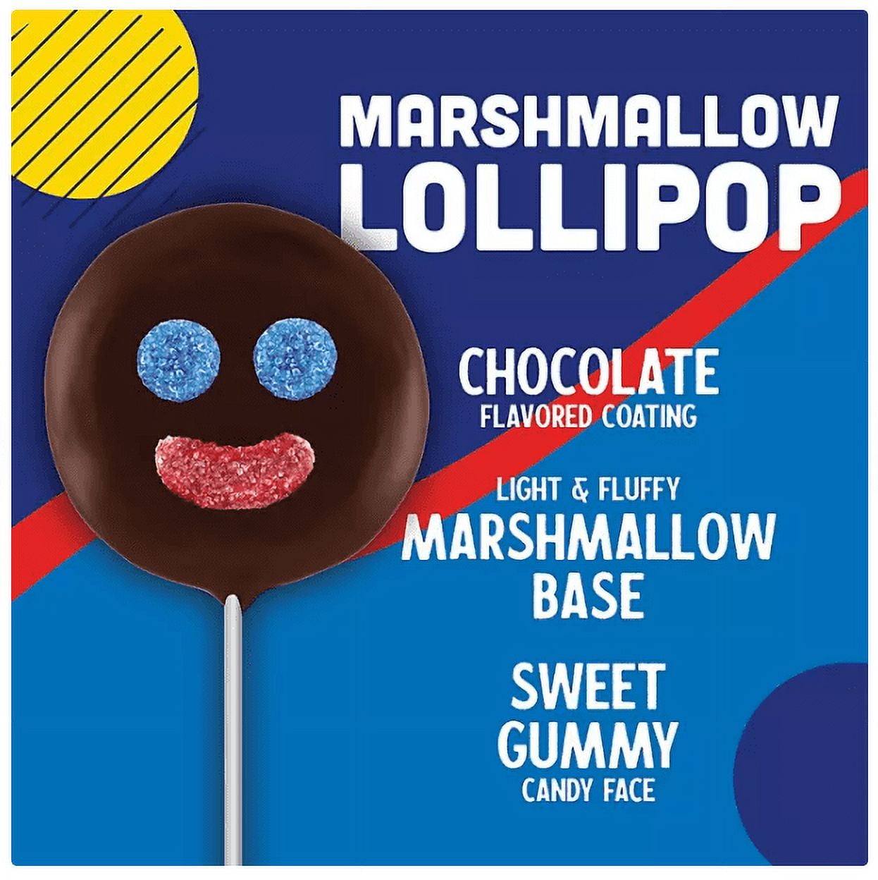 Ricolino Paleta Payaso Marshmallow Lollipop (15 Count)