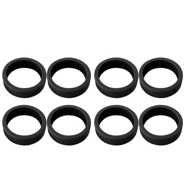 8 Pack Housses de Roues de Bagages, Protection en Silicone pour Roulettes de Valise à Réduction de Bruit et Absorbant les Chocs pour la Plupart des Roues