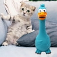 thumbnail image 4 of Juguete de látex y duradero para perros, juguetes para mascotas de pollo ndo, sonido para apretar perros y Azul Gloria Juguetes interactivos, 4 of 7