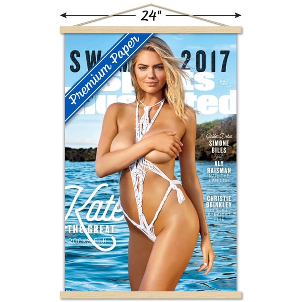 Sports Illustrated: Swimsuit Edition - Kate Upton Cover 17 Wall Poster with  Wooden Magnetic Frame, 22.375" x 34" - Walmart.com