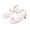 A-White, variant on Women Double Strap High Heel Mules Solid Color Backless Cushioned Spring Summer Commute Elegant Shoes,B-Black